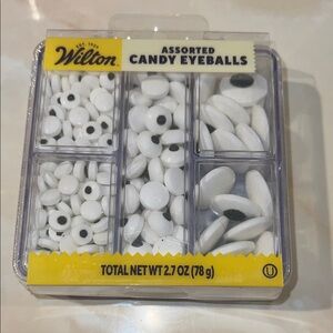 NWT Wilton Assorted Eyeballs 2.7oz